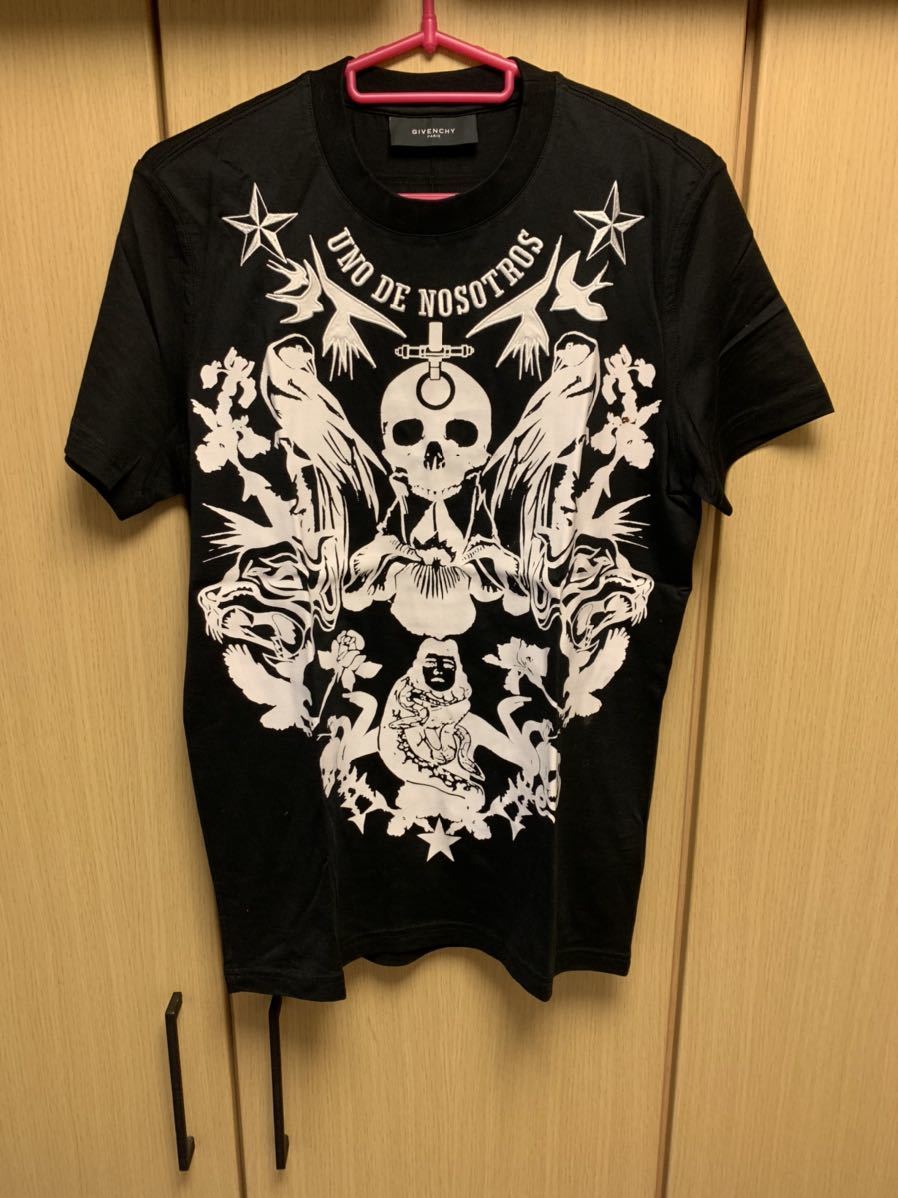 国内正規 限定 12SS GIVENCHY ジバンシー ジバンシィ 極楽鳥花 スカルタトゥー 刺繍 Tシャツ XXS LIMITED EDITION JAPAN 12S 7255 651