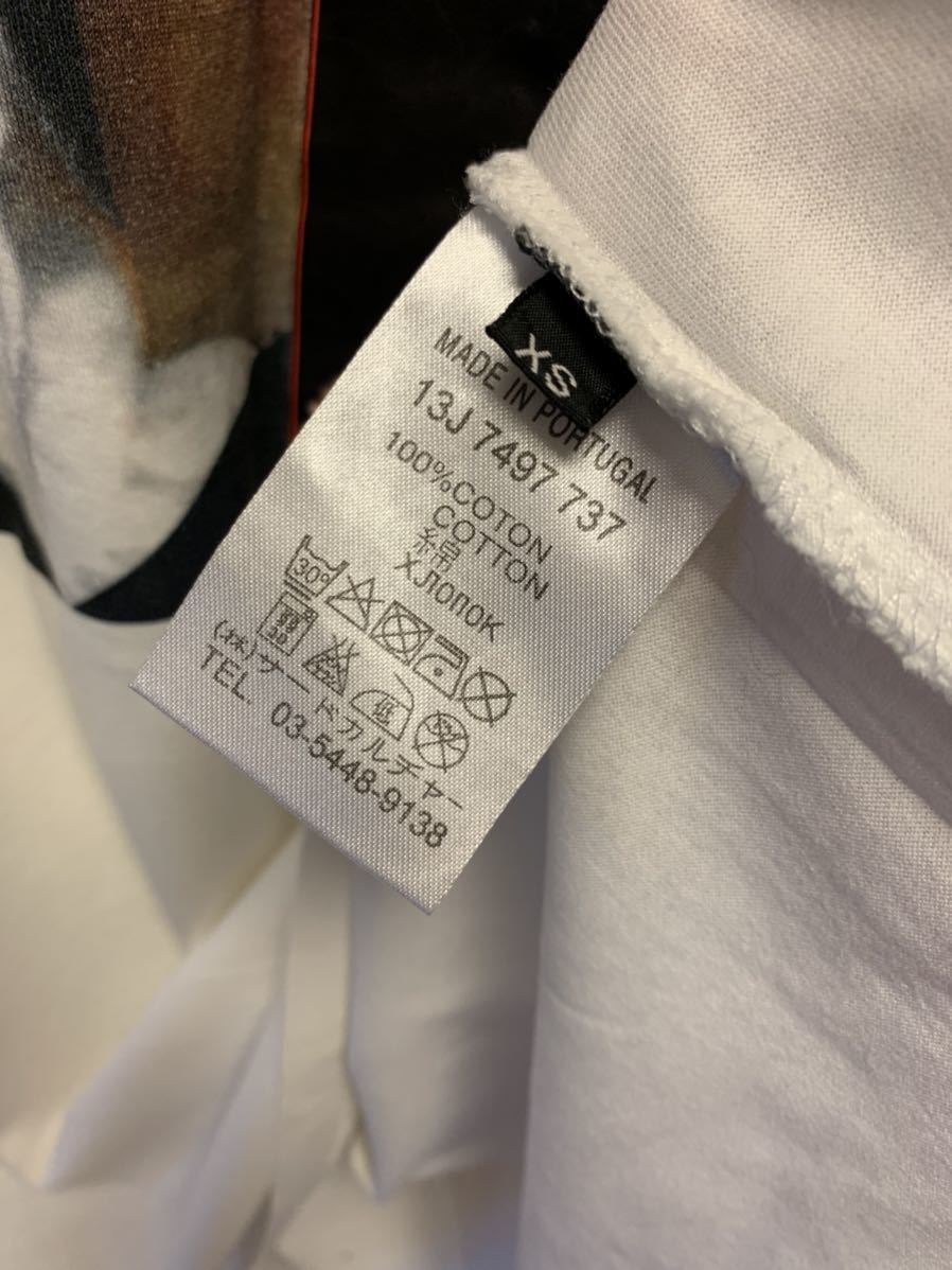  regular 13AW GIVENCHY Givenchy ji van si. Mali a print T-shirt white XS # product number 13J 7497 737