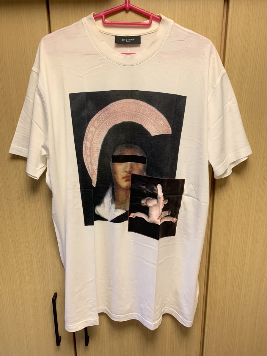  regular 13AW GIVENCHY Givenchy ji van si. Mali a print T-shirt white XS # product number 13J 7497 737