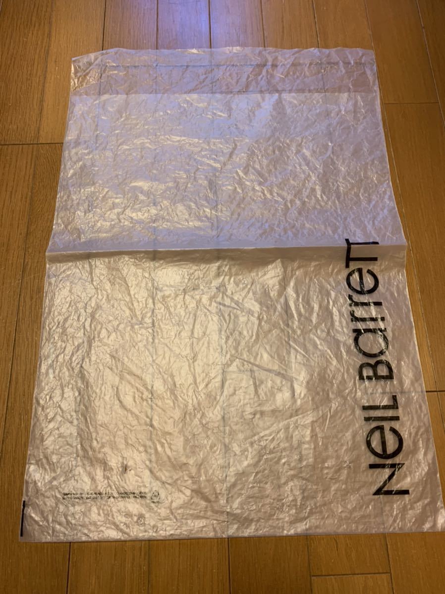  regular unused Neil Barrett Neil Barrett accessory storage bag vinyl sack size length 50cm width 39cm