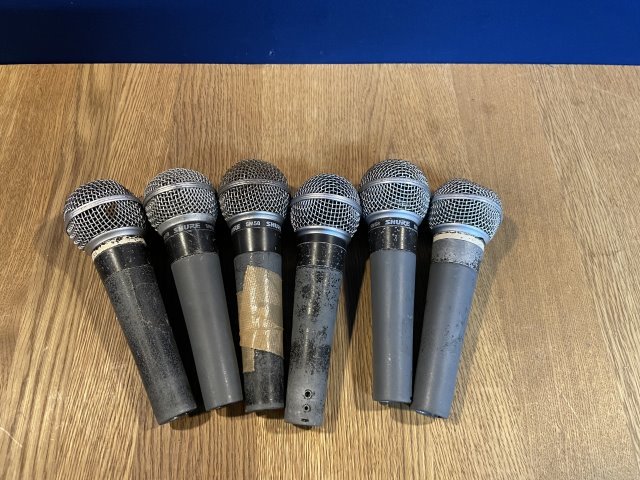 定番マイク shure SM58 6本セット-