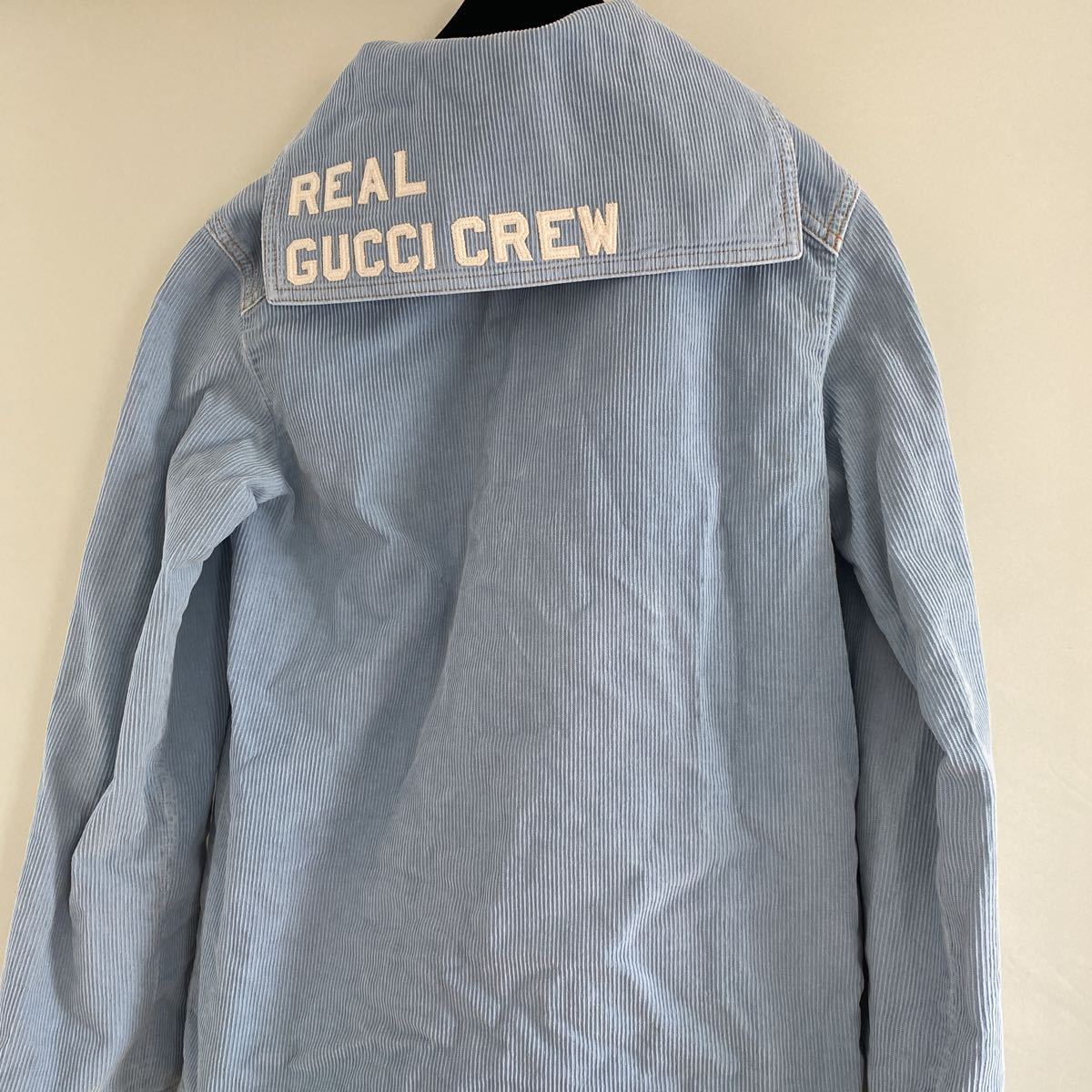 GUCCI グッチチルドレン セーラーカラーコットンシャツ 美品 GUCCI グッチチルドレン セーラーカラーコットンシャツ 美品