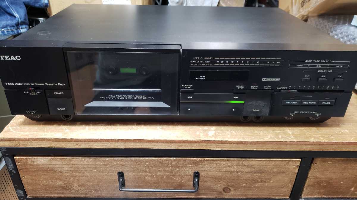 公式ショップ】 TEAC オートリバース ジャンク R-555 カセットデッキ