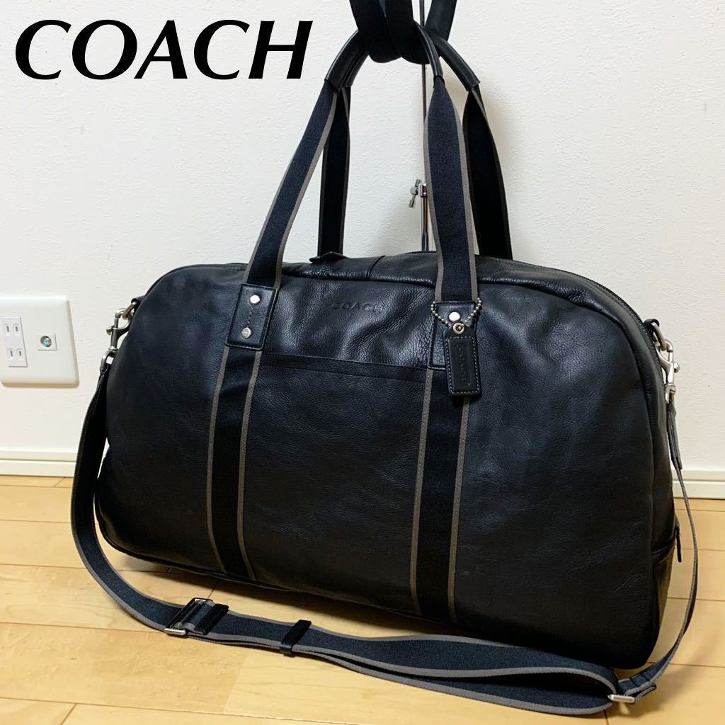 贈与 COACH コーチ ボストンバッグ 旅行バッグ ブラック ilam.org