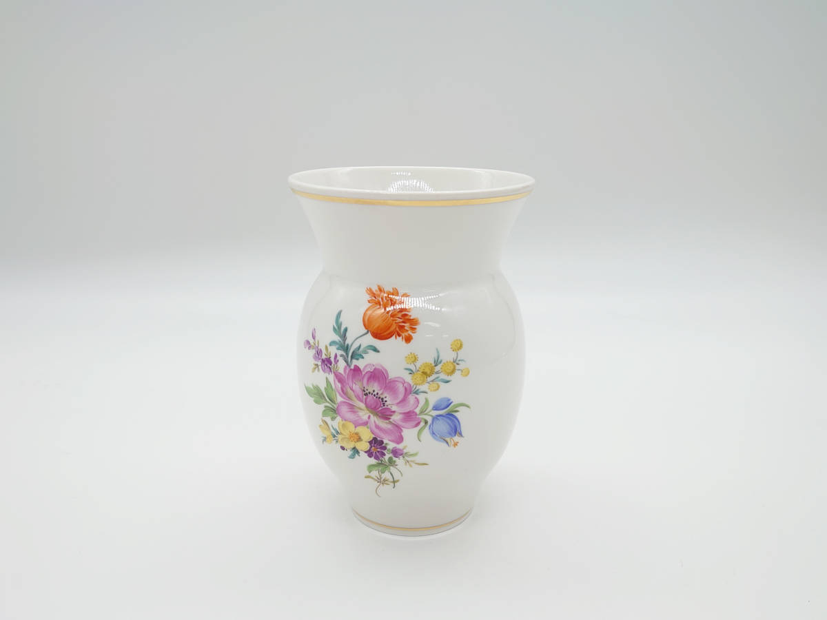 R-061650 ドイツ マイセン Meissen 五つ花 ベーシックフラワー 花瓶