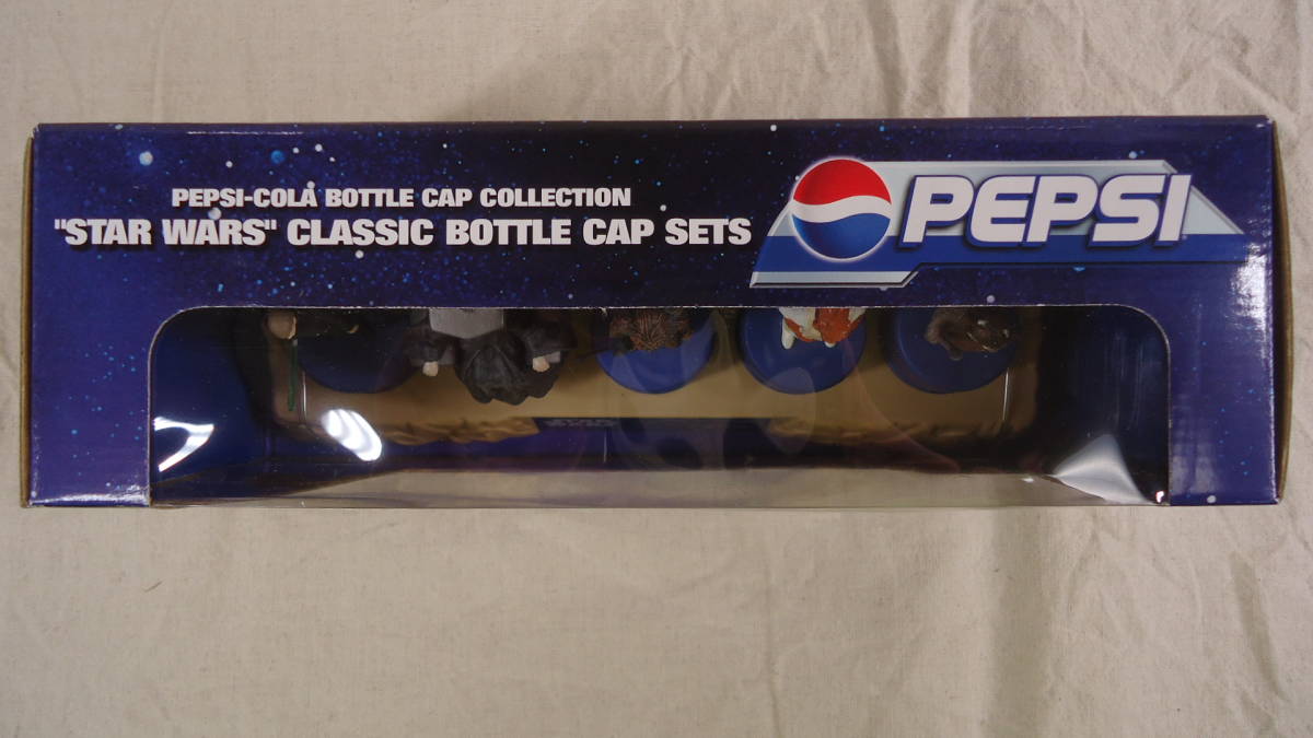 STAR WARS CLASSIC BOTTLE CAP SETS PEPSI SET No.5 Pepsi Star * War z акция Classic * колпачок для бутылки .... анонимность рассылка 