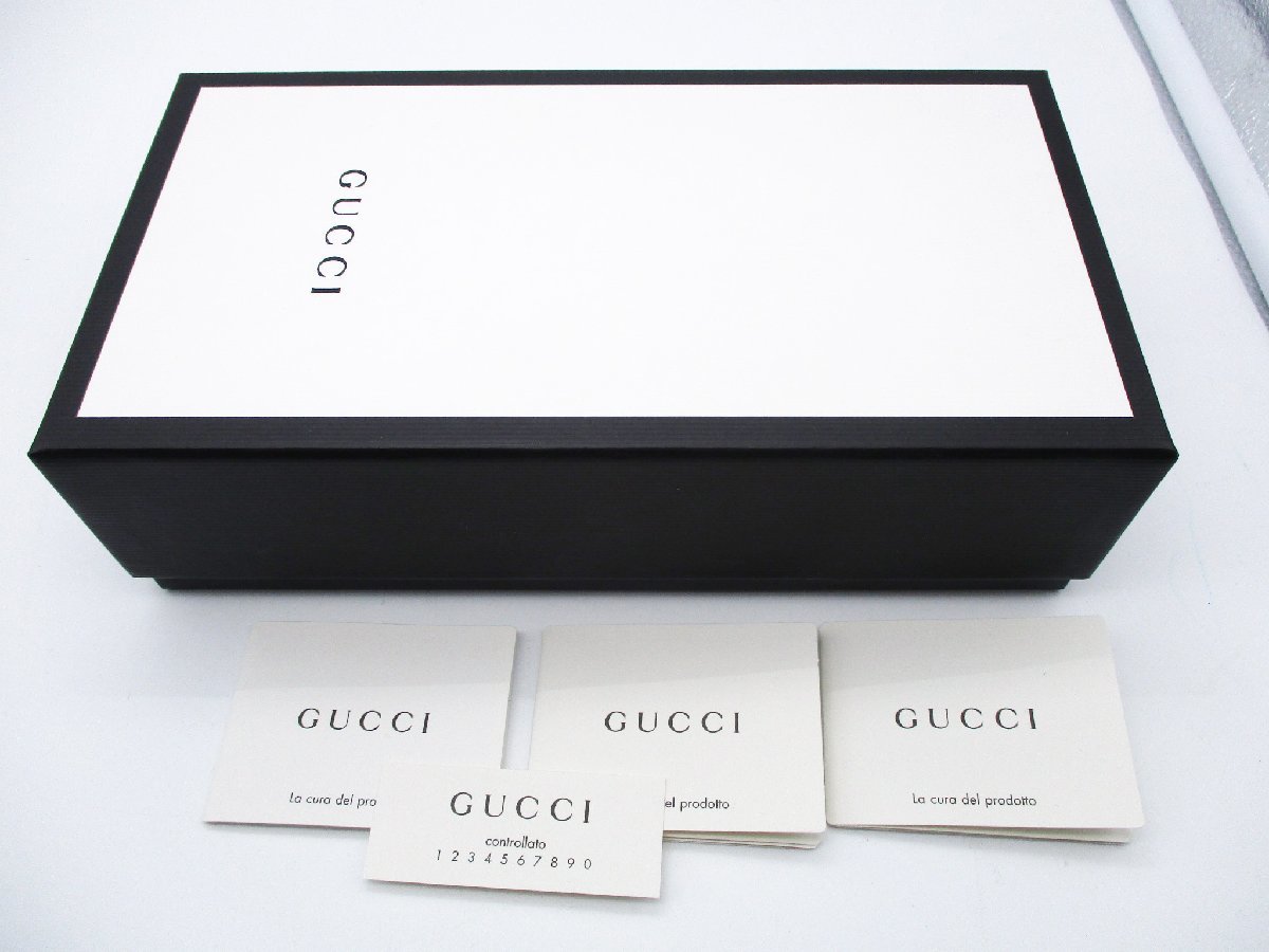 ☆【美品】美品】GUCCI グッチ 573791 ラジャ ラウンドジップ 長財布
