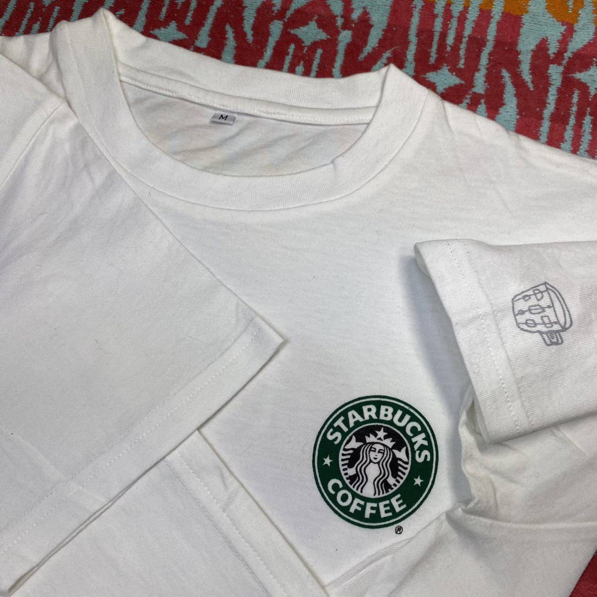  ultra rare 02 year made STARBUCKS Starbucks coffee start ba old Logo archive 2002Christmas Enjoy the tradition staff limitation not for sale T-shirt M enterprise 