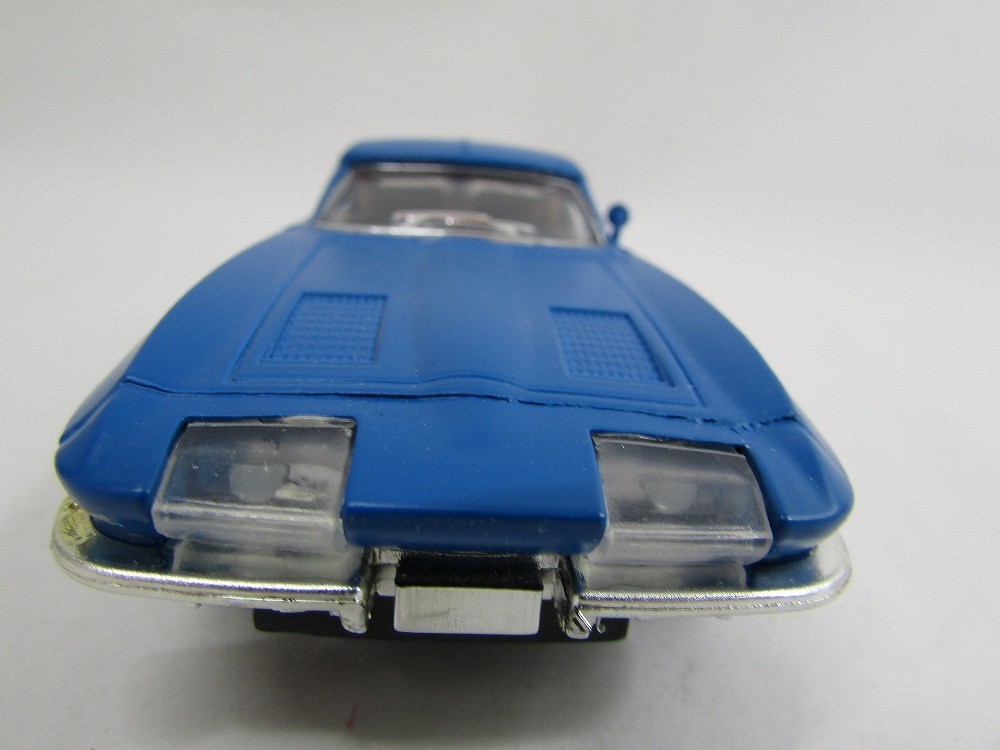 サウンドライト ミニカー 1/32 Chevrolet Corvette 1965 Classic Car シボレー コルベット クラシックカー 1965 ブルー_画像6