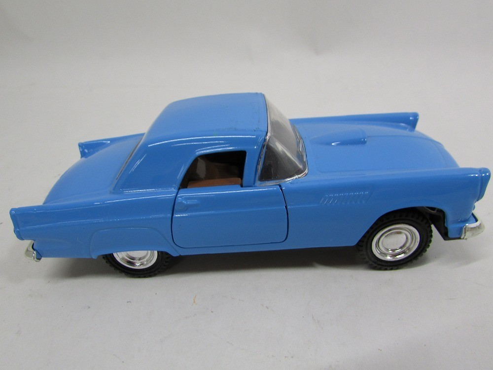  звук свет миникар 1/32 Ford Thunderbird Classic Car Ford Thunderbird Classic машина голубой 