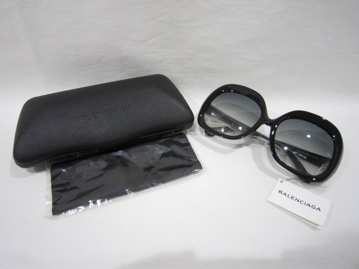 未使用 BALENCIAGA バレンシアガ サングラス BA8 01B 58□18 140 Cat.3