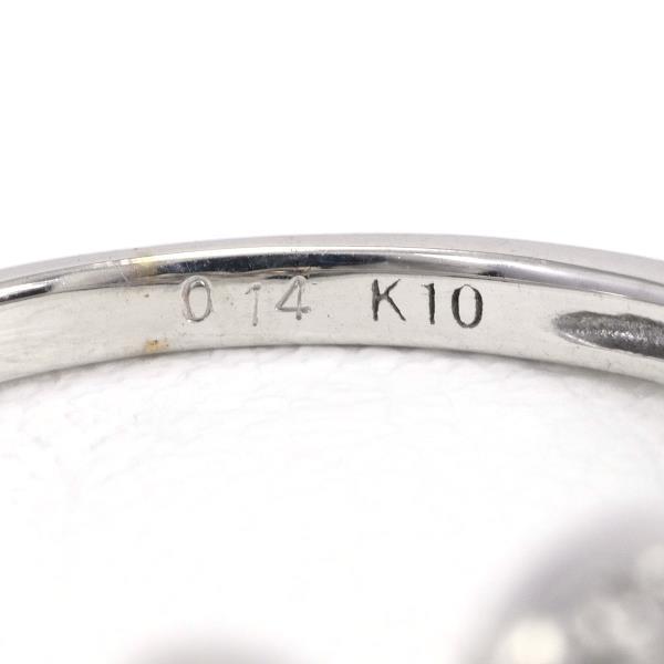 【特価NEW】 ヤフオク! - K10WG リング 指輪 6.5号 ダイヤ 0.14 総重量約0... 最新作人気