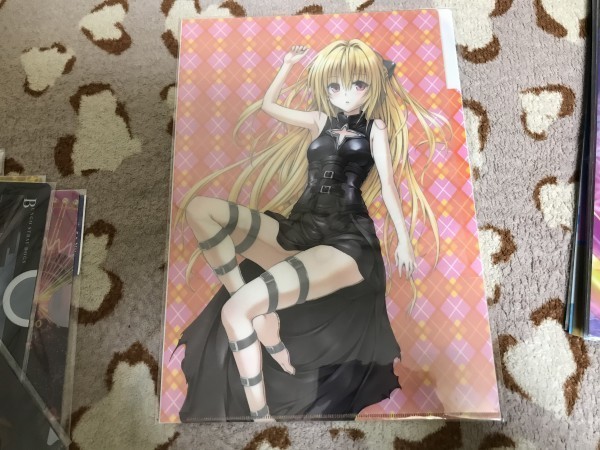 092クリアファイル　To Loveる ダークネス ヤミver.　 矢吹健太郎　透視　ジャンプSQ懸賞当選品