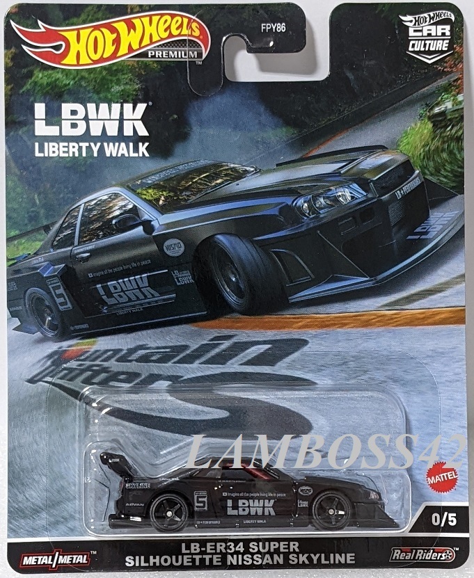 0 ホットウィール LB-ER34 Super Silhouette Nissan Skyline スーパー