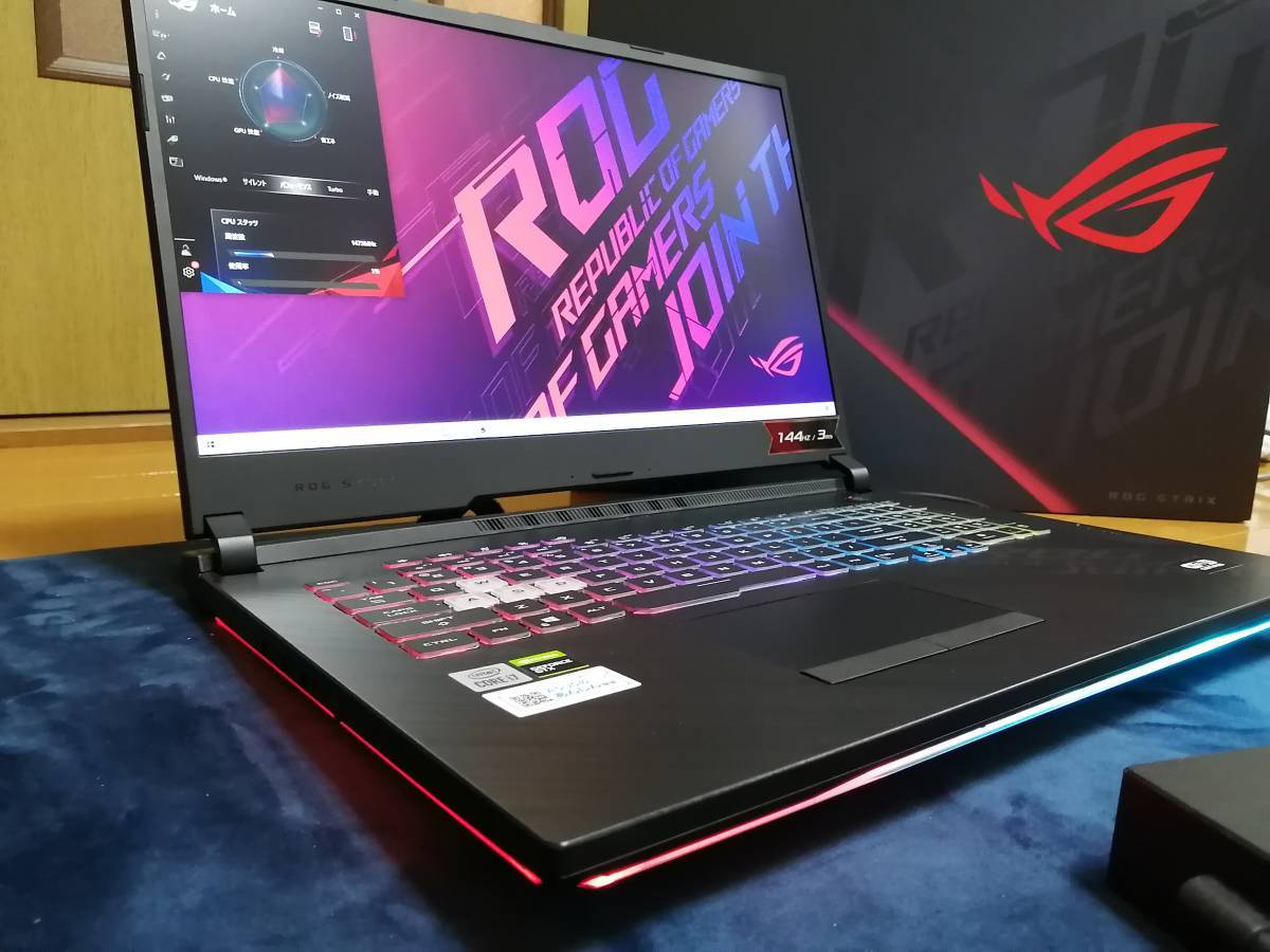 使用時間16時間 超美品 ASUS ROG Strix G17 G712LU i7-10750H GTX