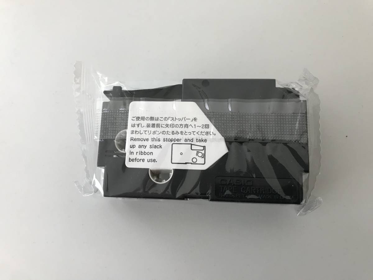 カシオ　ネームランド　テープ　18mm　白地黒文字 XR-18WE 新品　送料無料