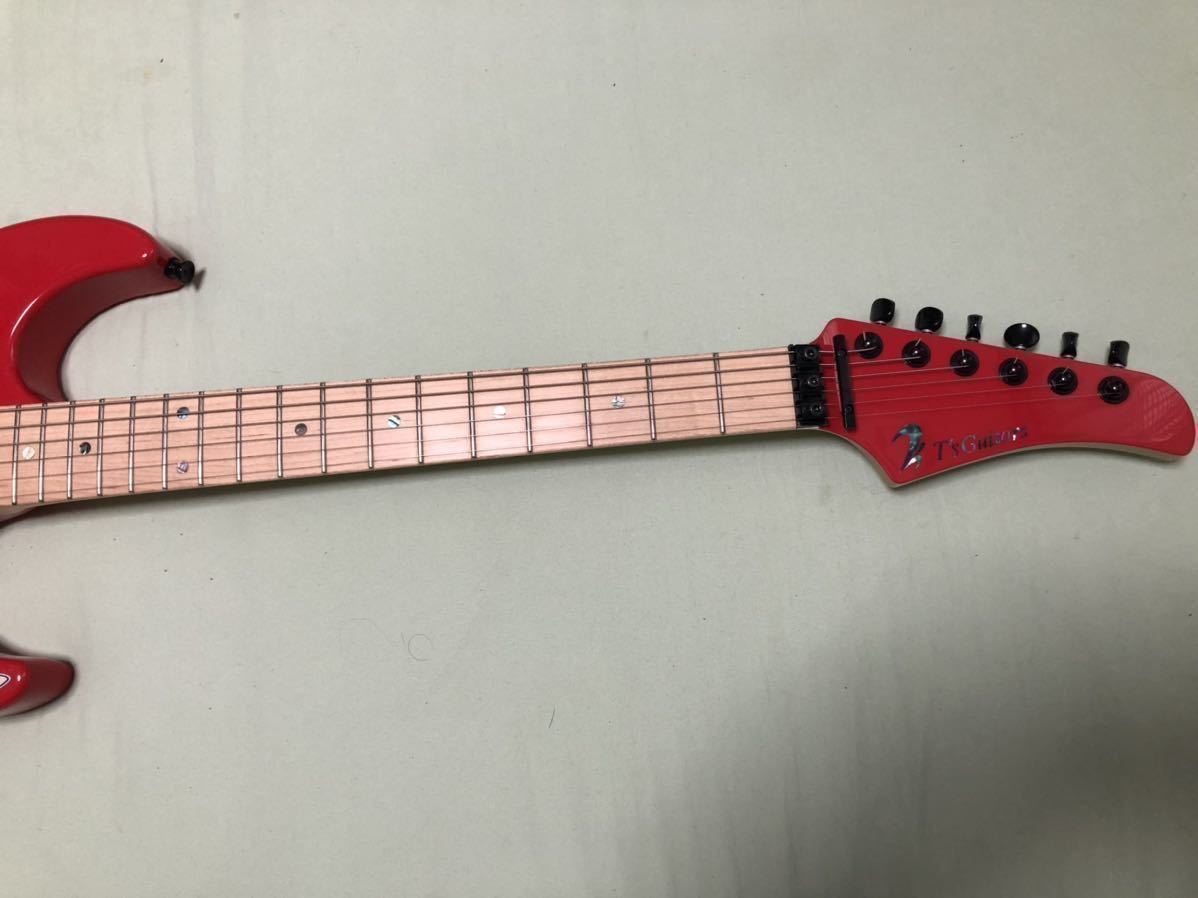 T's GuitarsDST-Classic 22 Custom w/1996T Porche Red ほぼ新品 ほぼ未使用 Made in Japan _画像7