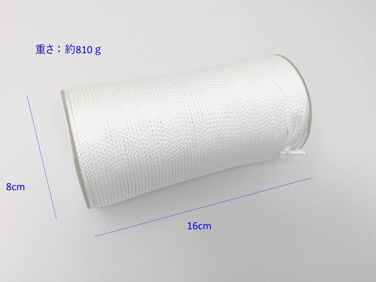 8打ち ガラス紐 (不燃紐) ボビン巻き 3mm 200M_画像1