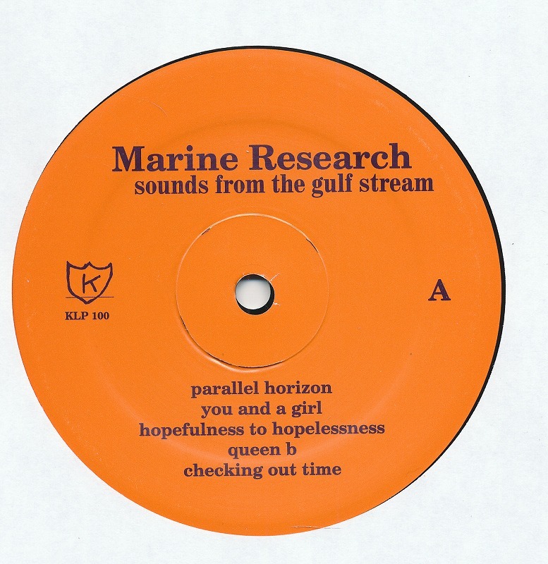MARINE RESEARCH / マリン・リサーチ / SOUNDS FROM THE GULF STREAM /US盤/中古LP!!2692_画像3