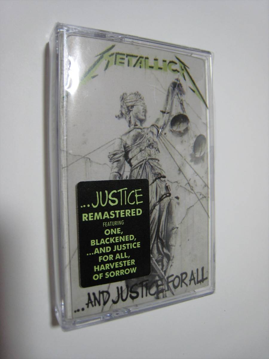 [ кассетная лента ] METALLICA / * нераспечатанный *...AND JUSTICE FOR ALL US версия Metallica metal * Justy sONE сбор 