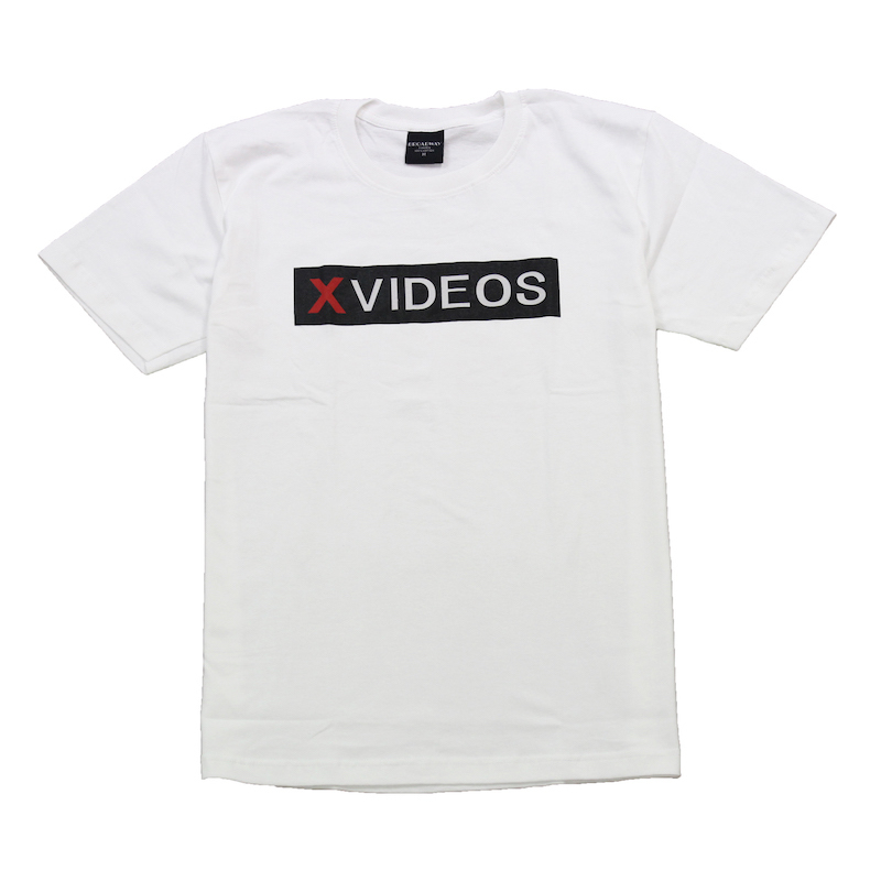 X VIDEO エロサイト アダルト ポルノ エッチ Xビデオ ストリート系 デザインTシャツ おもしろTシャツ メンズ 半袖 ★tsr0742-wht-l_画像1