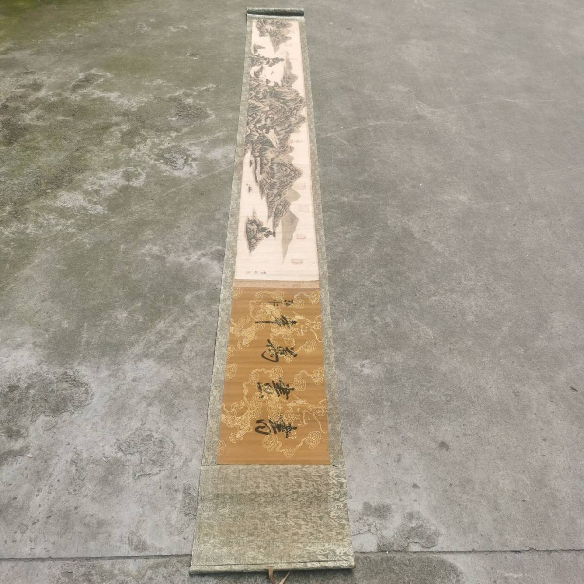 真作】『立花大亀(大徳寺511世)』筆/紙本軸装 揮毫五字一行 真作】『立花大亀(大徳寺511世)』筆/紙本軸装 揮毫五字一行