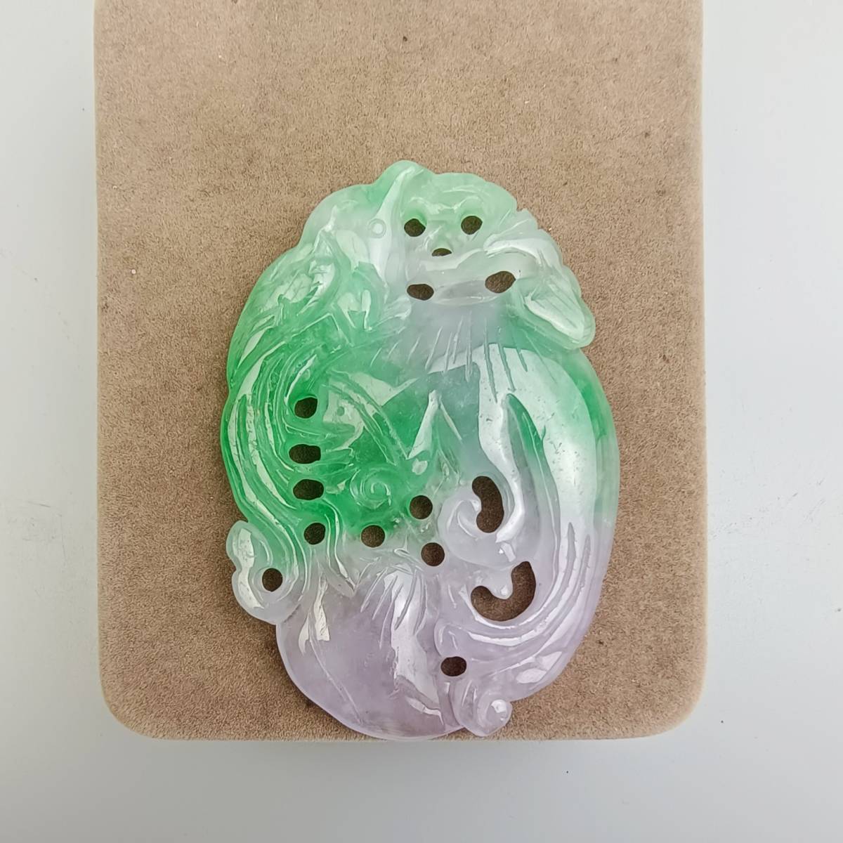 聚寶齋*翡翠石手工彫*人生福壽吊墜】置物 賞物 聚寶齋*翡翠石手工彫*人生福壽吊墜】置物 賞物
