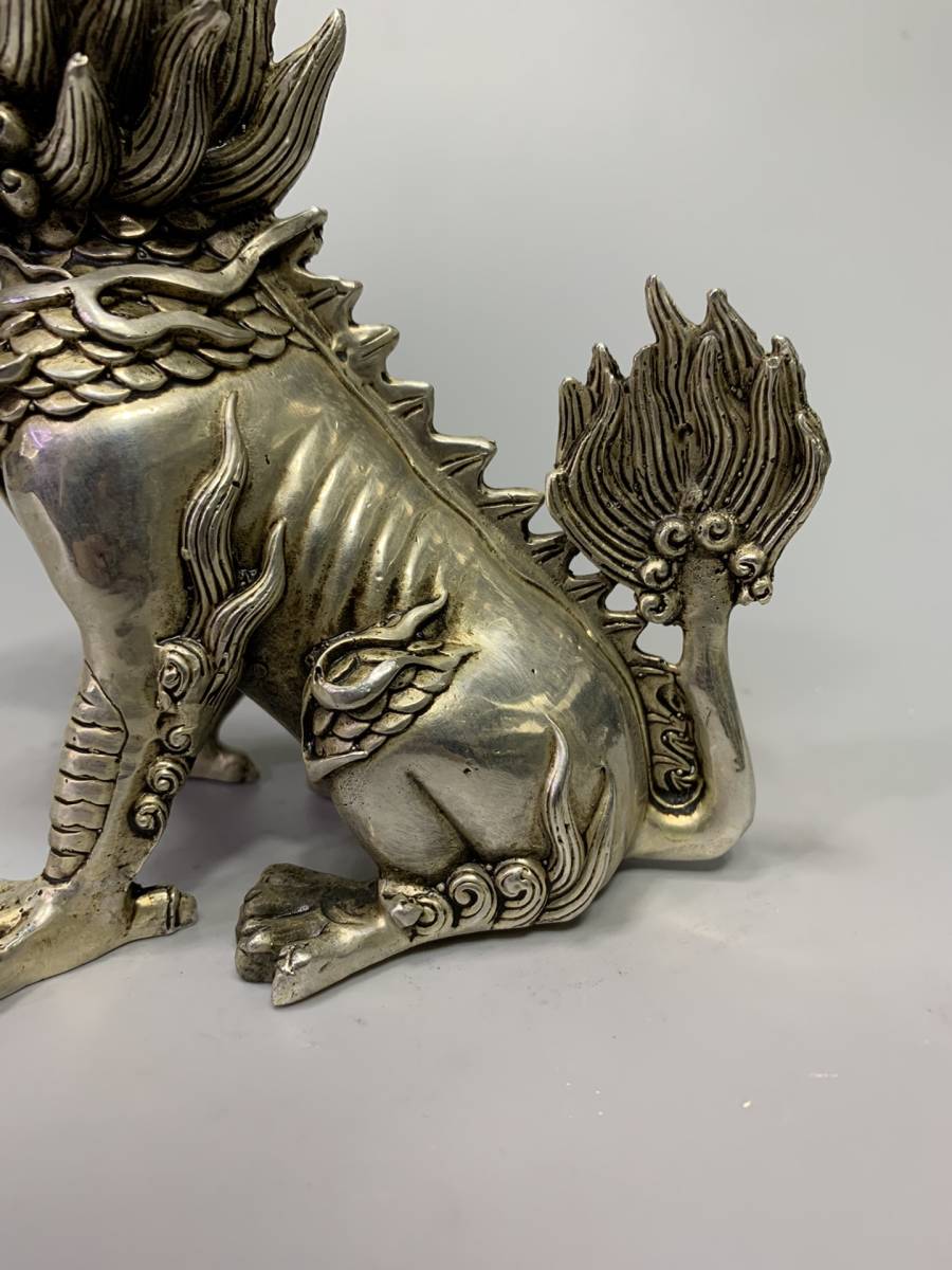 聚寶齋*銅製*麒麟】 稀少物品 置物 古賞物 中国古美術 銅製 聚寶齋*銅製*麒麟】 稀少物品 置物 古賞物 中国古美術 銅製