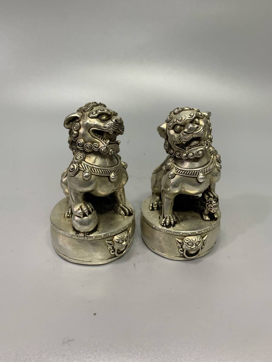聚寶齋*銅製*獅子鼓】 稀少物品 置物 古賞物 中国時代美術 兩點 聚寶齋*銅製*獅子鼓】 稀少物品 置物 古賞物 中国時代美術 兩點