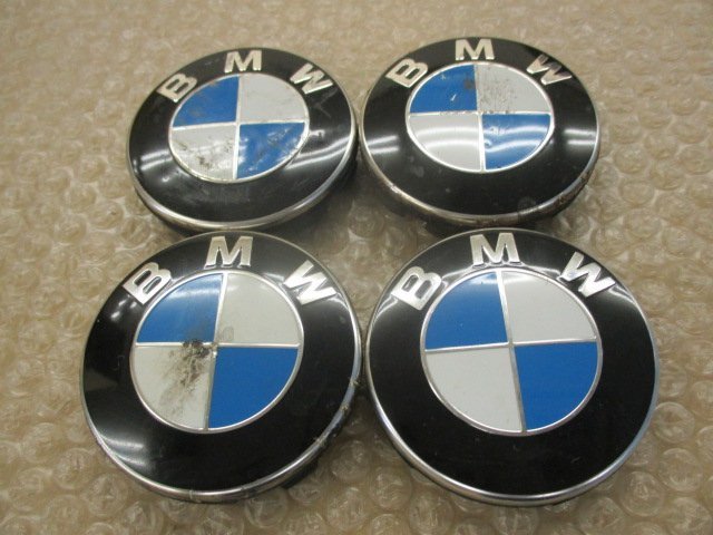BMW 純正 センターキャップ 中古４個/４枚 1シリーズ 3シリーズ 5シリーズ 6シリーズ 7シリーズ Z3 Z4 X3 X5 純正 ホイール 装着にどうぞ!_画像1
