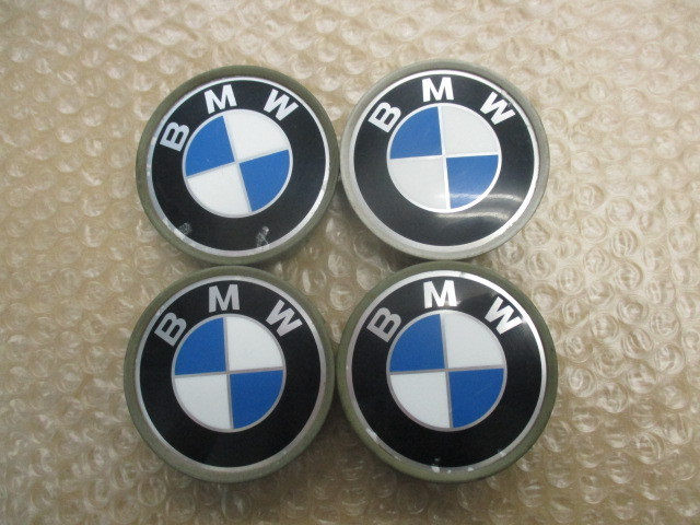 BMW 純正 センターキャップ 中古４個/４枚 1シリーズ 3シリーズ 5シリーズ 6シリーズ 7シリーズ Z3 Z4 X1 X5 他 純正 ホイール 装着に!_画像1