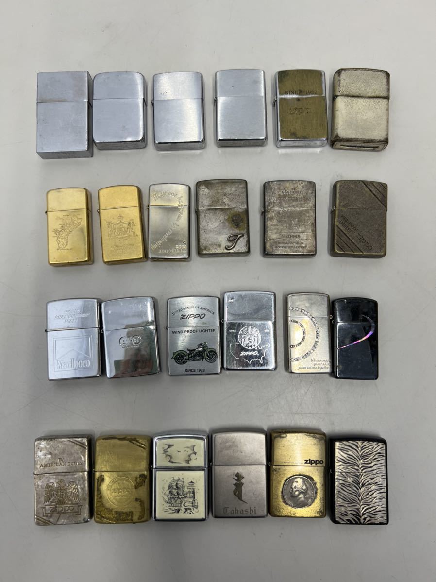 ZIPPO ジッポー オイルライター ジッポーライター 24点まとめて出品