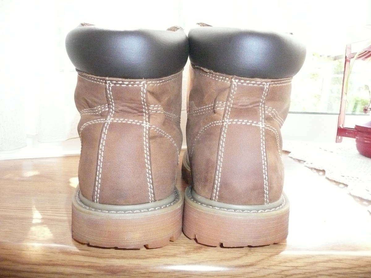 PEACE PROJECT ピースプロジェクト 良美 メンズワークブーツ(天然皮革/ライトブラウン/26.0cm/大き目) 消臭除菌＆防水 アウトドア 作業靴