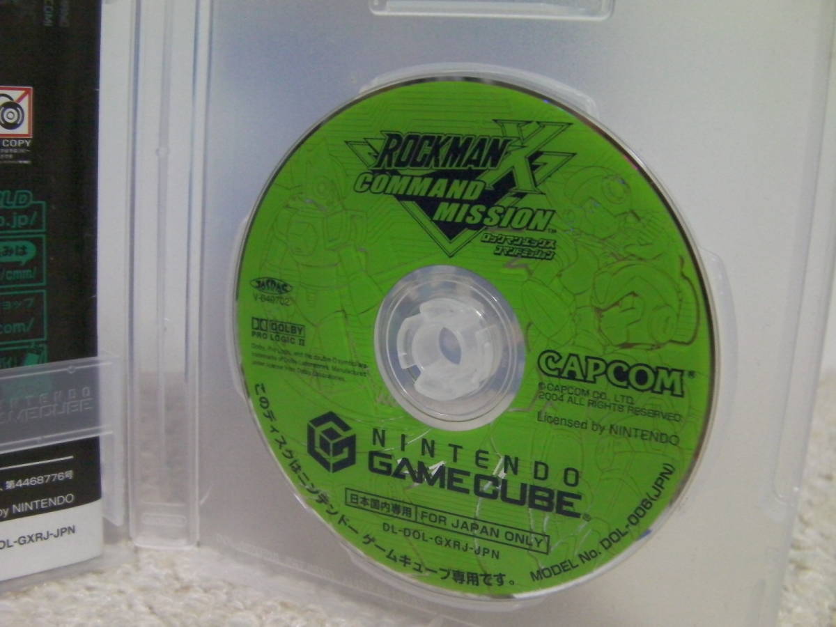 ■■ 即決!! GC ロックマンX コマンドミッション（ハガキ付き）Mega Man X Command Mission／ ゲームキューブ GAME CUBE ■■_画像3