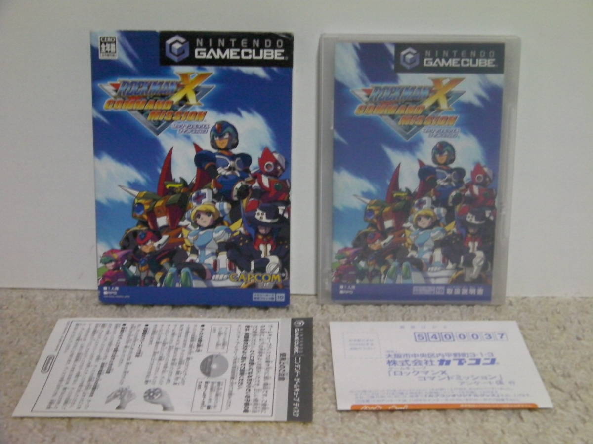 ■■ 即決!! GC ロックマンX コマンドミッション（ハガキ付き）Mega Man X Command Mission／ ゲームキューブ GAME CUBE ■■_画像1
