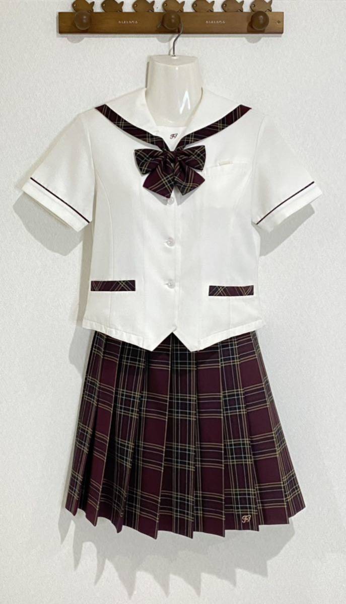 文の里■女子■制服■学生服■セーラー服■チェック柄■コスプレ衣装_画像6