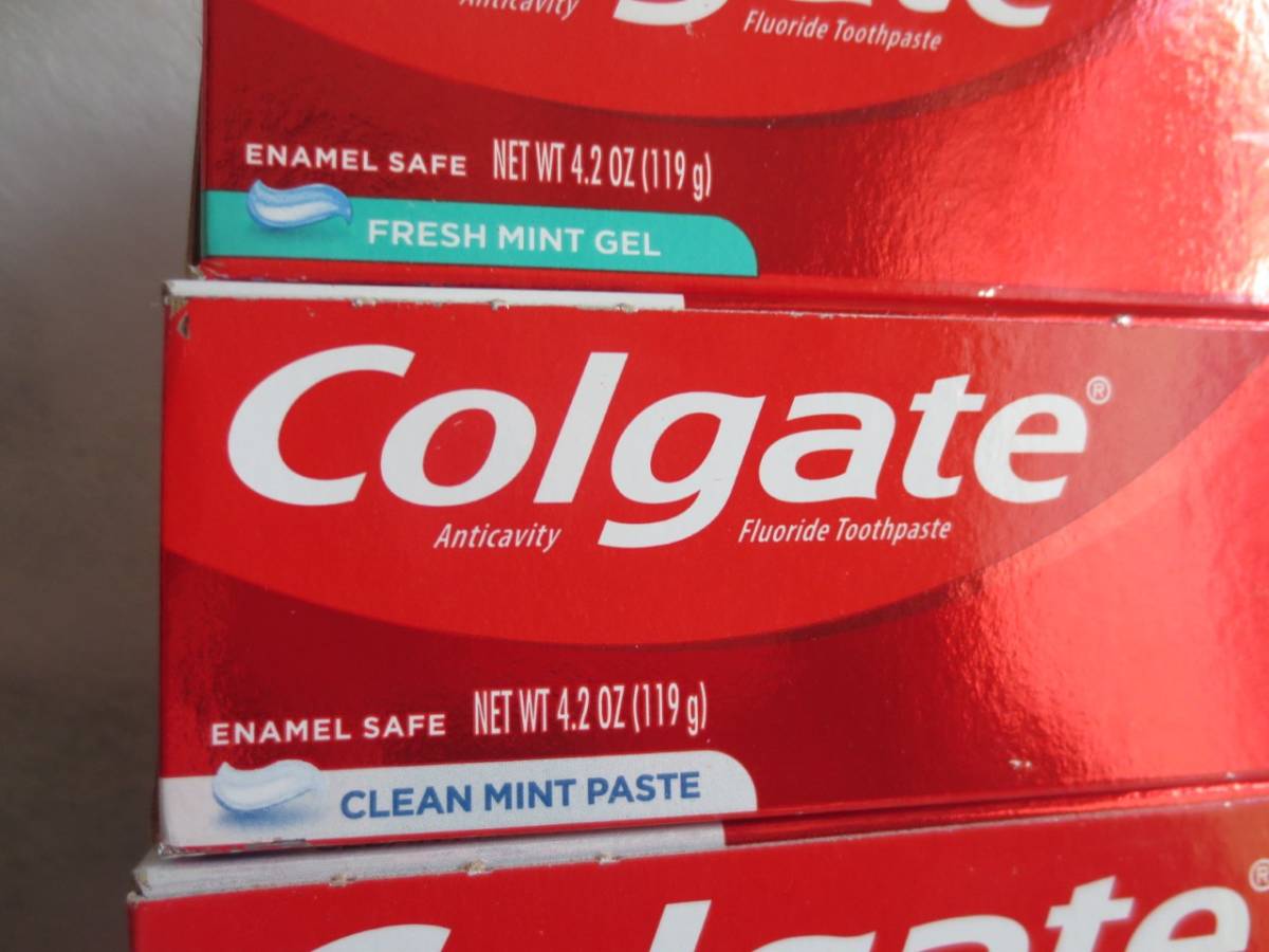 新品 Colgate コルゲート オプティックホワイト 6個セット Optic White 歯磨きペースト ホワイトニング 歯磨き粉 170g×4個 119g ジェル_画像3