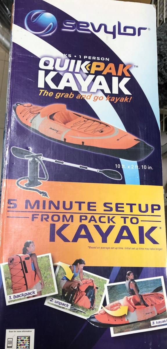 78811円 偉大な Sevylor Quikpak K5 1人用カヤック