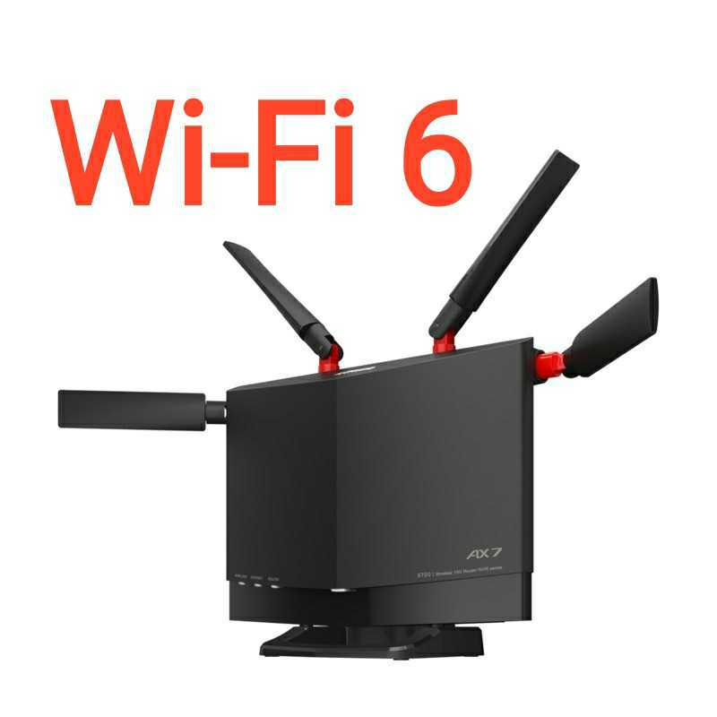 【新品・送料無料】　Wi-Fi 6　バッファロー INTERNETポート 10Gbps対応 Wi-Fi 6 4803+860Mbps WXR-5700AX7S