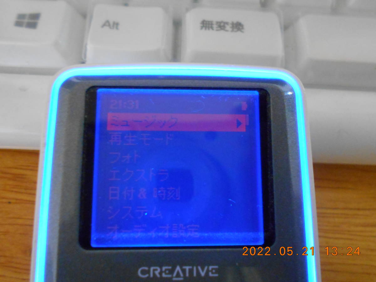 Creative Zen MicroPhoto 8GB　グレー　クリエイティブ マイクロフォト 　Micro Photo難あり・本体は美品・液晶暗いです_画像8