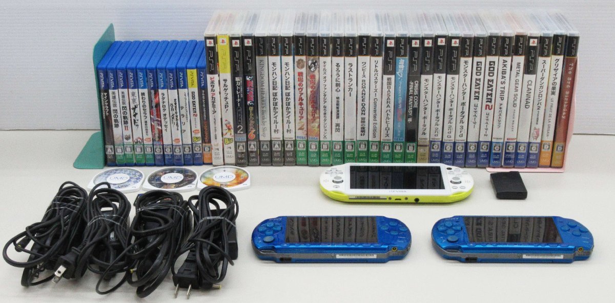 PSP ソフト 約50点 本体2点 PSP-3000 PSP-1000 ジャンク 高級ブランド