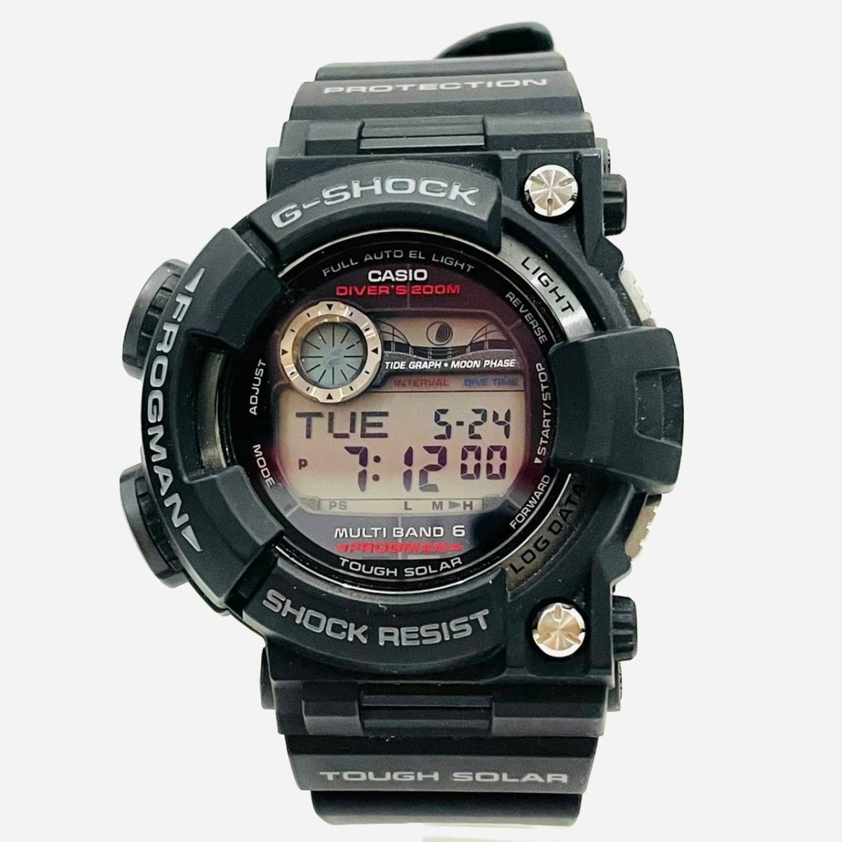 D192　美品　CASIO　カシオ　FROGMAN　フロッグマン　GWF-1000　3184　腕時計_画像2