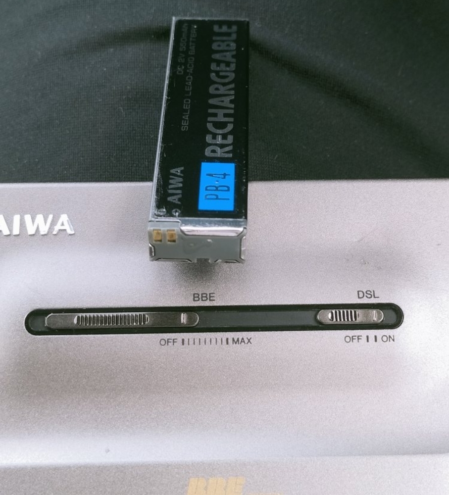 AIWA アイワ BBE SYSTEM HS-PL50 ポータブル ステレオ カセット