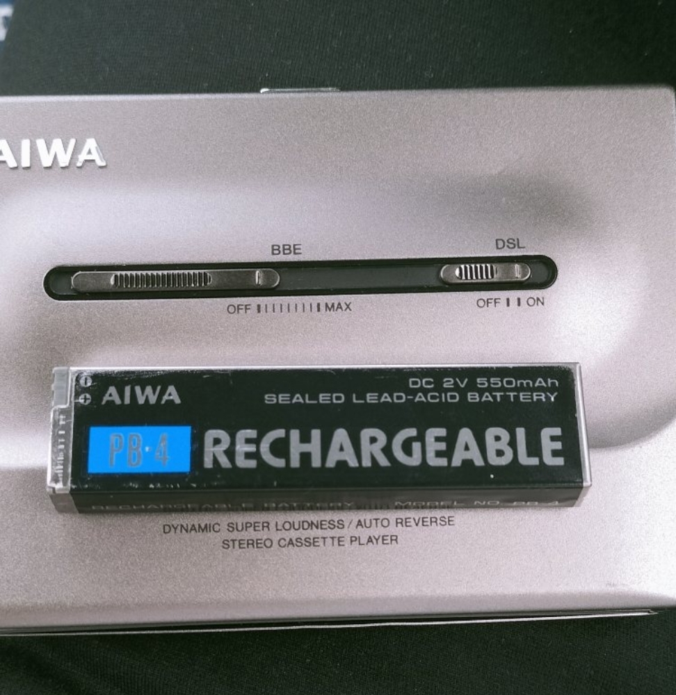 AIWA アイワ BBE SYSTEM HS-PL50 ポータブル ステレオ カセット