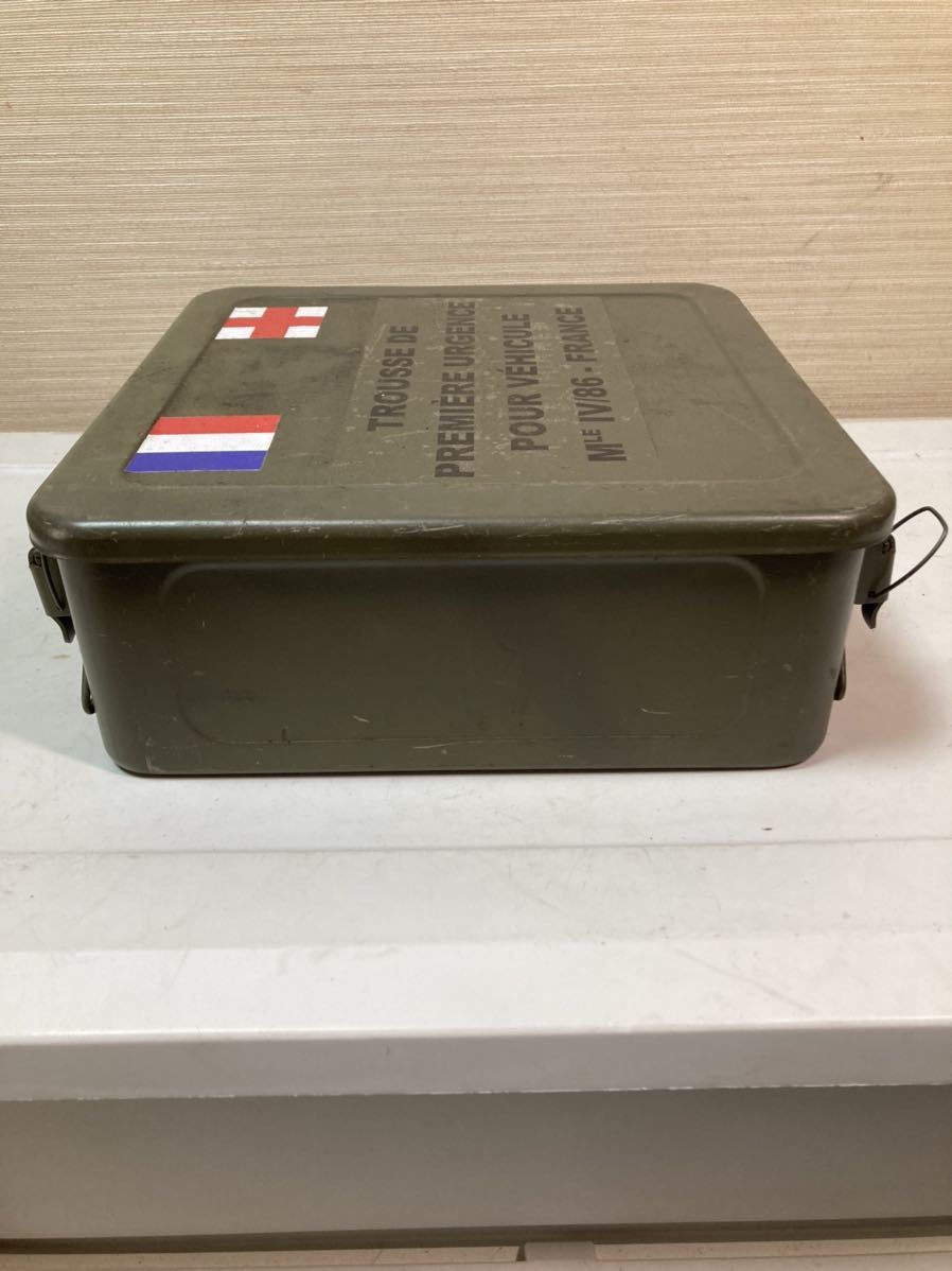○フランス軍 メディカルボックス ミリタリーボックス - ミリタリー ○フランス軍 メディカルボックス ミリタリーボックス - ミリタリー