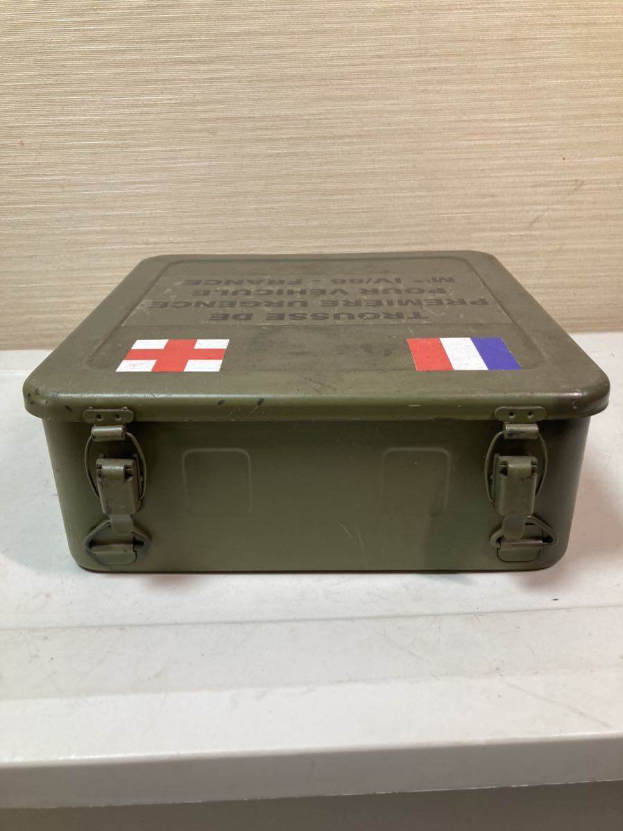 ○フランス軍 メディカルボックス ミリタリーボックス ○フランス軍 メディカルボックス ミリタリーボックス