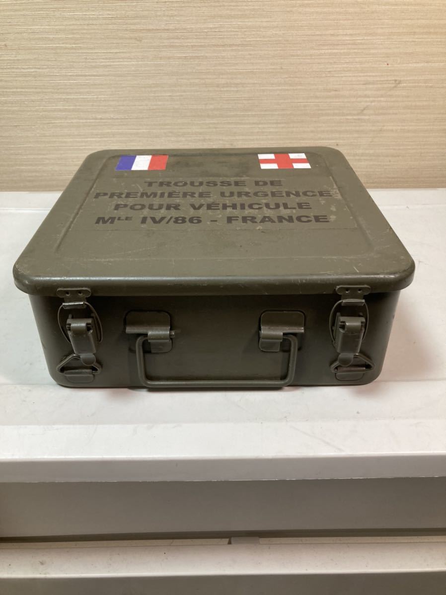 ○フランス軍 メディカルボックス ミリタリーボックス ○フランス軍 メディカルボックス ミリタリーボックス