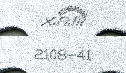 【即決】国内生産のスーパーカブC50、C70、C90リトルカブにXAMスプロケット(420-41T)_画像2
