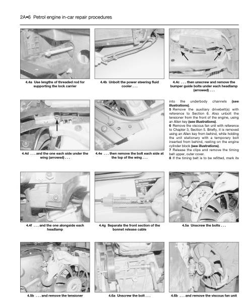 VW (フォルクスワーゲン) パサート 1996-2000年 英語版 整備解説書_内容の参考例