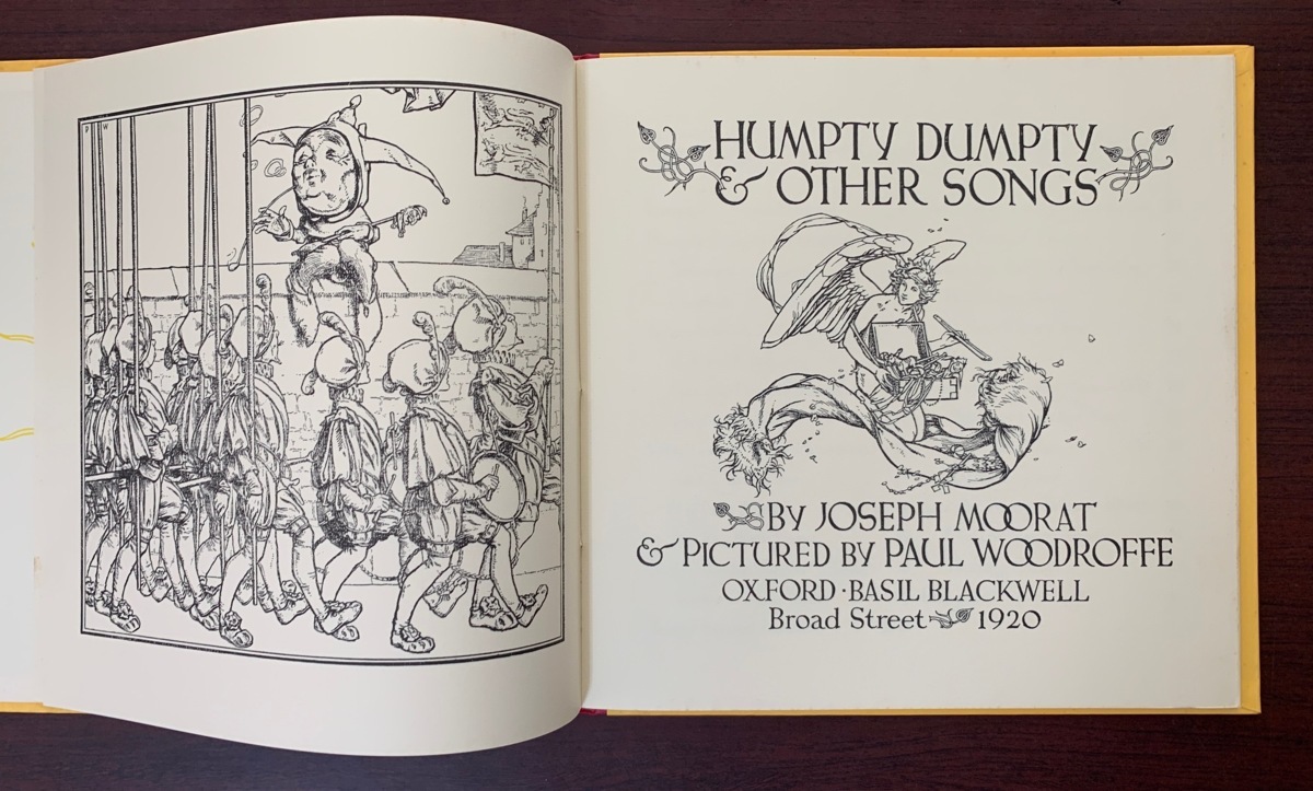 HUMPTY DUMPTY & OTHER SONGS ハンプティ・ダンプティとそのほかの歌 ポール・ウッドローフ 1992年 洋書_画像2